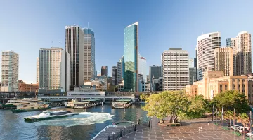 Panoramic view of expanding markets.