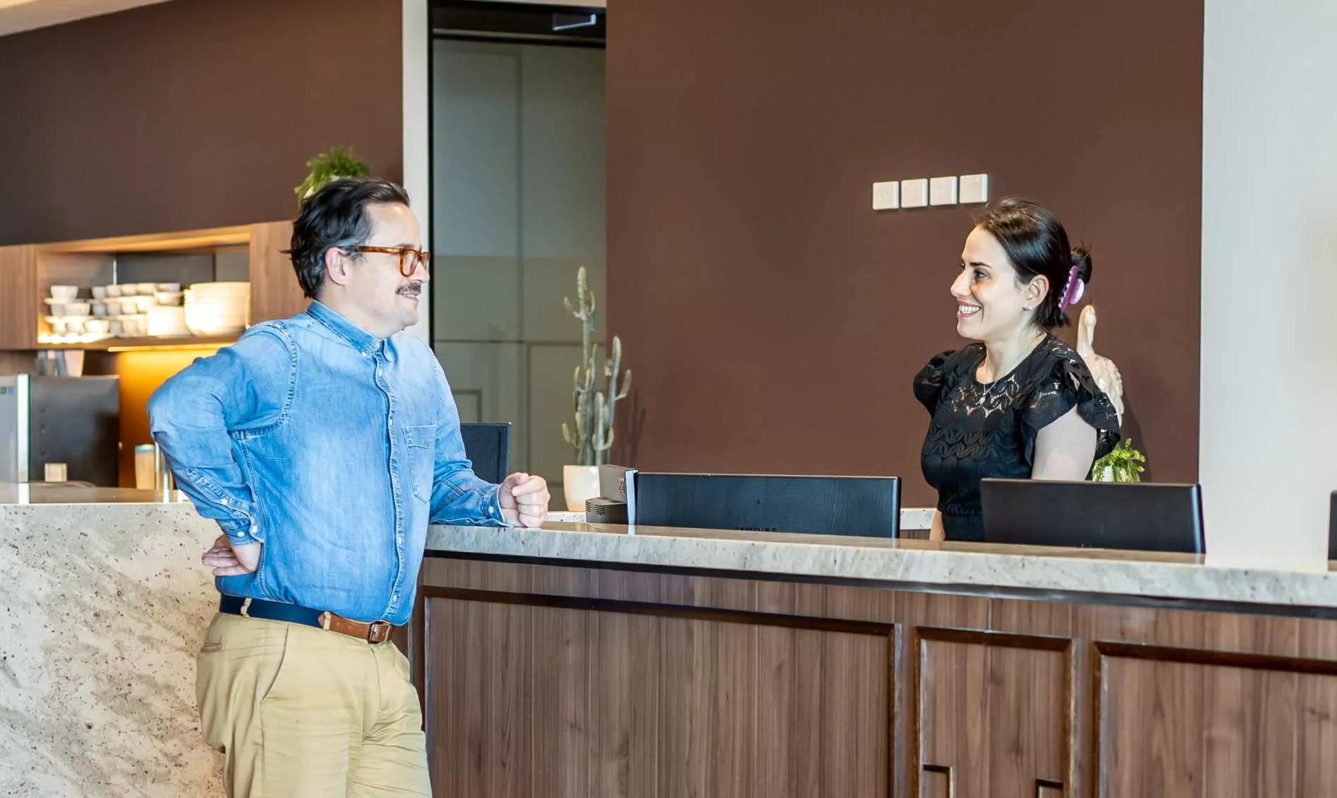 A warm welcome at Servcorp’s professional reception.